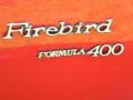 1970 Pontiac Firebird Formula 400 Badge and Logo Photo