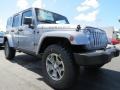 Billet Silver Metallic 2014 Jeep Wrangler Unlimited Rubicon 4x4 Exterior