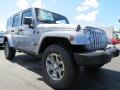 2014 Billet Silver Metallic Jeep Wrangler Unlimited Rubicon 4x4  photo #4