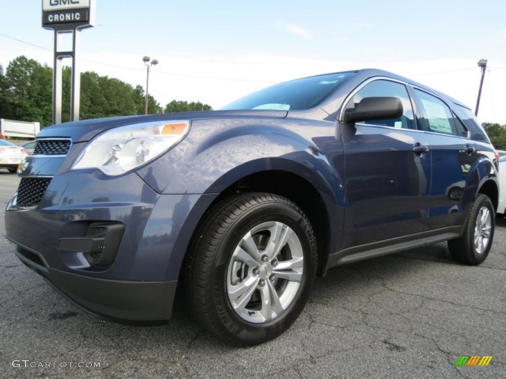 2013 Equinox LS - Atlantis Blue Metallic / Light Titanium/Jet Black photo #3