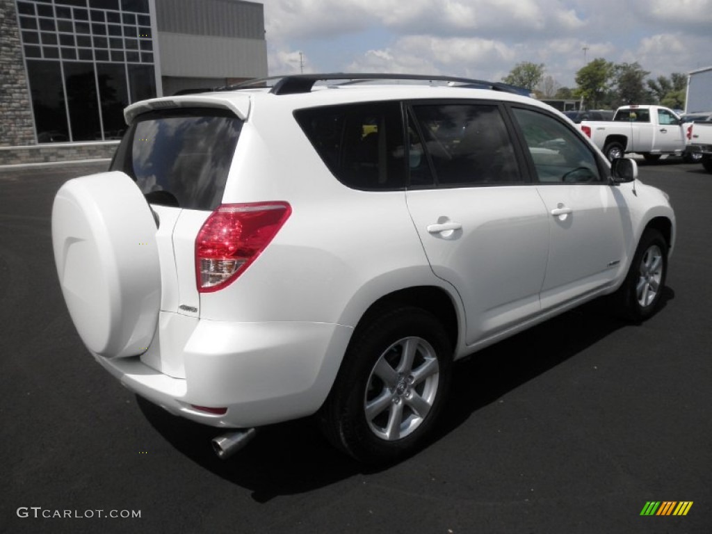 2007 RAV4 Limited 4WD - Super White / Taupe photo #32