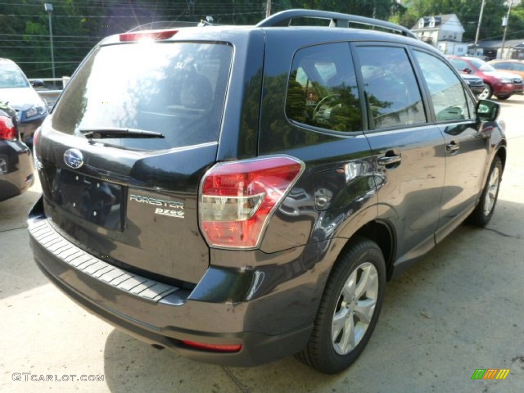 2014 Forester 2.5i Premium - Dark Gray Metallic / Platinum photo #4