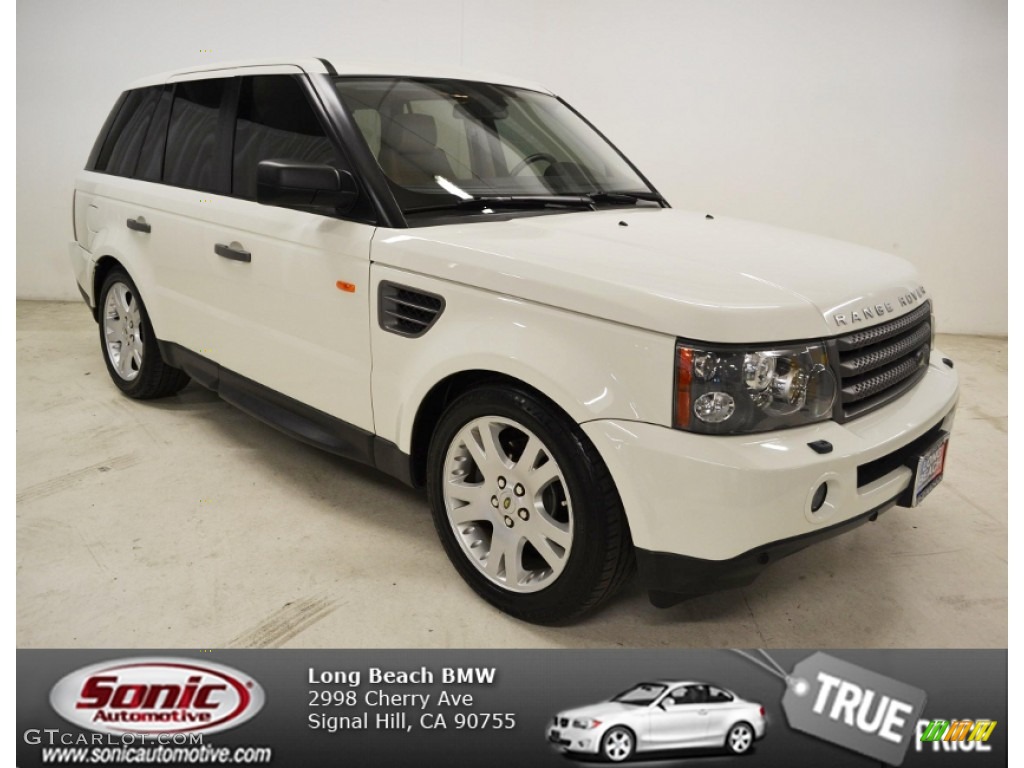 2006 Range Rover Sport HSE - Chawton White / Alpaca Beige photo #1