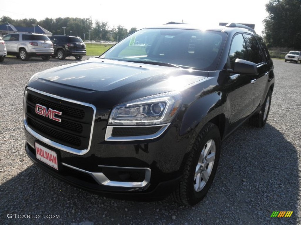 2013 Acadia SLE - Carbon Black Metallic / Ebony photo #3