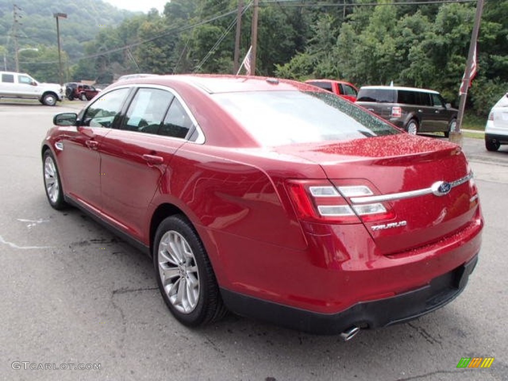 2013 Taurus Limited - Ruby Red Metallic / Charcoal Black photo #6