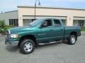 2003 Timberline Green Pearl Dodge Ram 2500 SLT Quad Cab 4x4  photo #3