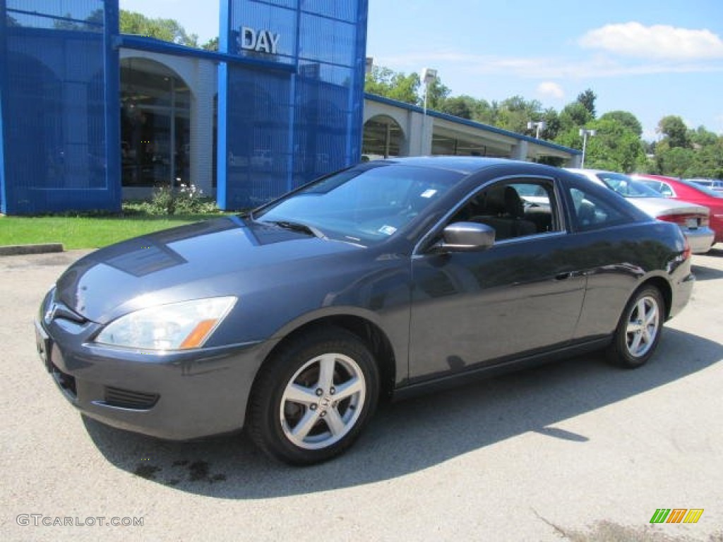 2004 Accord EX Coupe - Graphite Pearl / Black photo #1