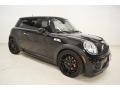 2010 Midnight Black Metallic Mini Cooper John Cooper Works Hardtop  photo #2