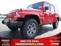 Flame Red - Wrangler Unlimited Rubicon 4x4 Photo No. 1