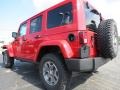 Flame Red - Wrangler Unlimited Rubicon 4x4 Photo No. 2
