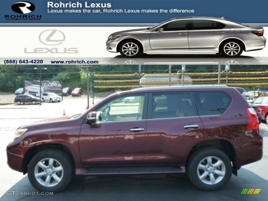 2010 GX 460 - Claret Red Pearl / Ecru photo #1