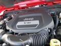 3.6 Liter DOHC 24-Valve VVT V6 2014 Jeep Wrangler Unlimited Rubicon 4x4 Engine
