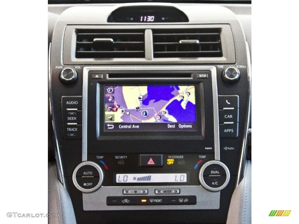 2013 Camry XLE - Super White / Ash photo #11
