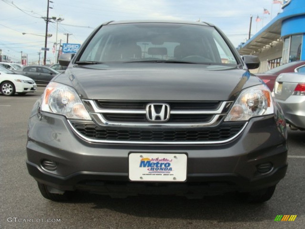 2011 CR-V EX-L 4WD - Polished Metal Metallic / Black photo #2