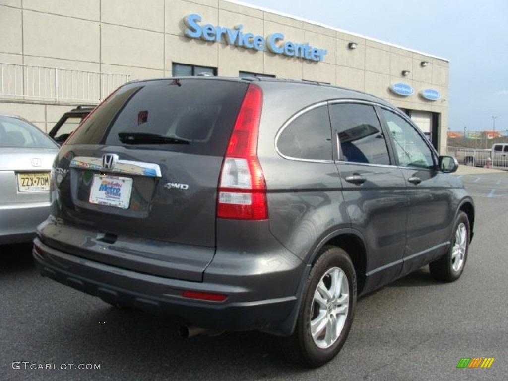 2011 CR-V EX-L 4WD - Polished Metal Metallic / Black photo #4