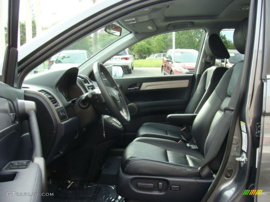 2011 CR-V EX-L 4WD - Polished Metal Metallic / Black photo #8