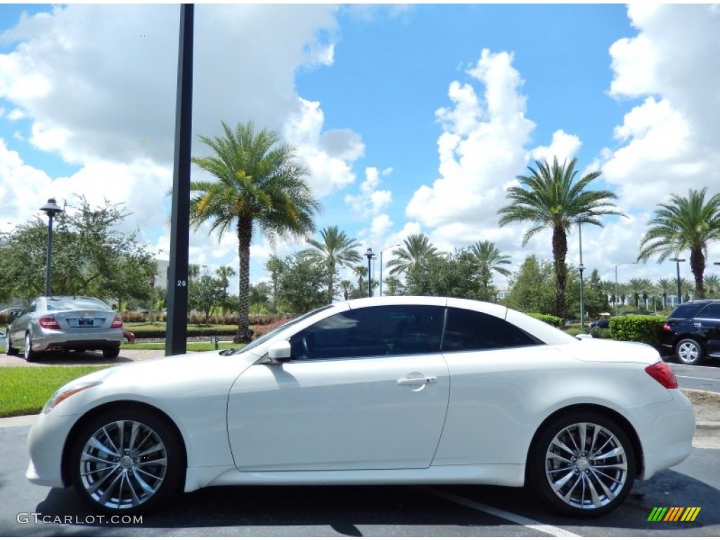 Moonlight White 2011 Infiniti G 37 S Sport Convertible Exterior Photo #84916732