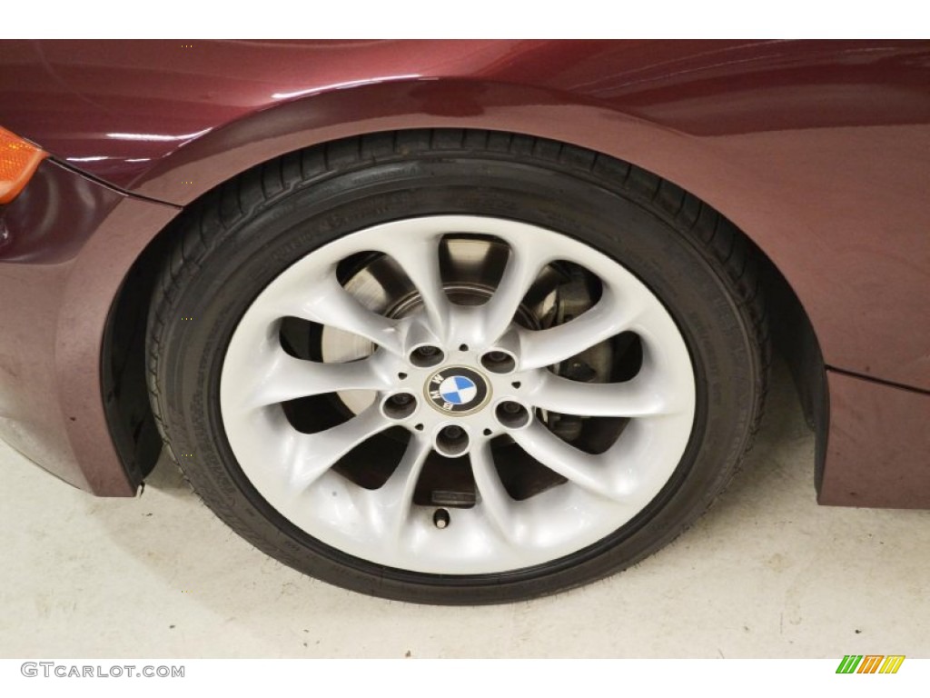 2003 Z4 2.5i Roadster - Merlot Red Metallic / Black photo #9