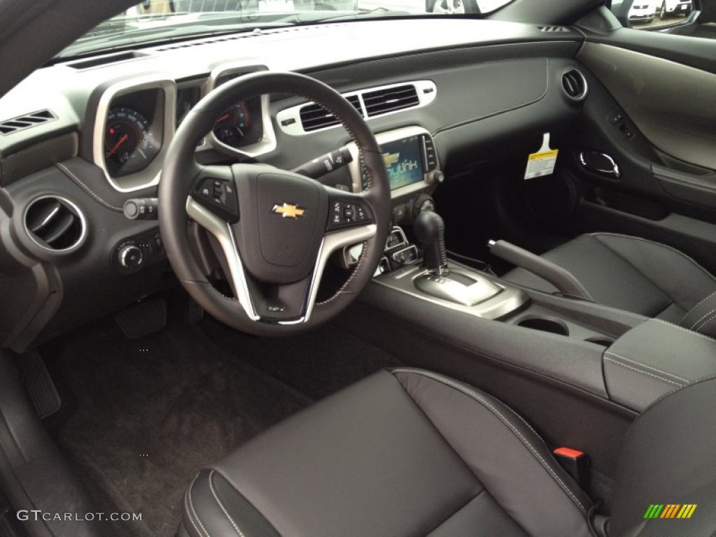 Black Interior 2014 Chevrolet Camaro SS/RS Coupe Photo #84917923