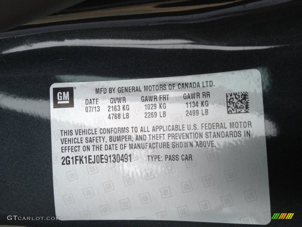 2014 Camaro SS/RS Coupe - Ashen Gray Metallic / Black photo #9