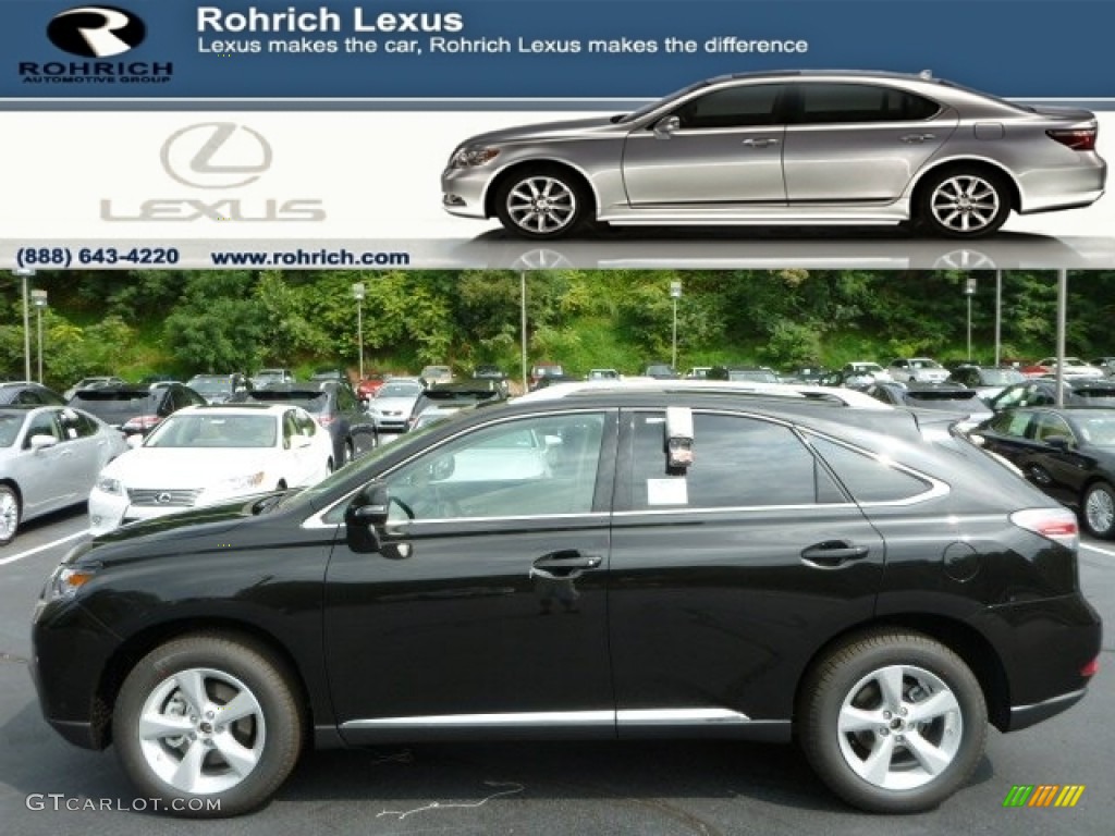 2013 RX 350 AWD - Stargazer Black / Parchment/Espresso Birds Eye Maple photo #1