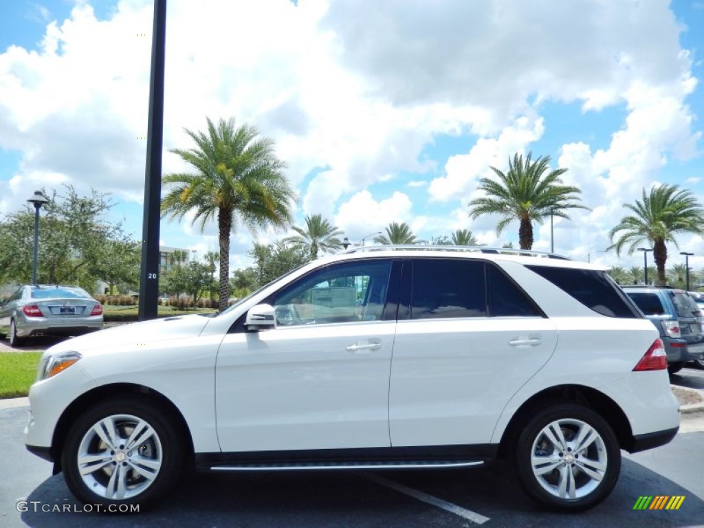 Polar White 2014 Mercedes-Benz ML 350 Exterior Photo #84918070