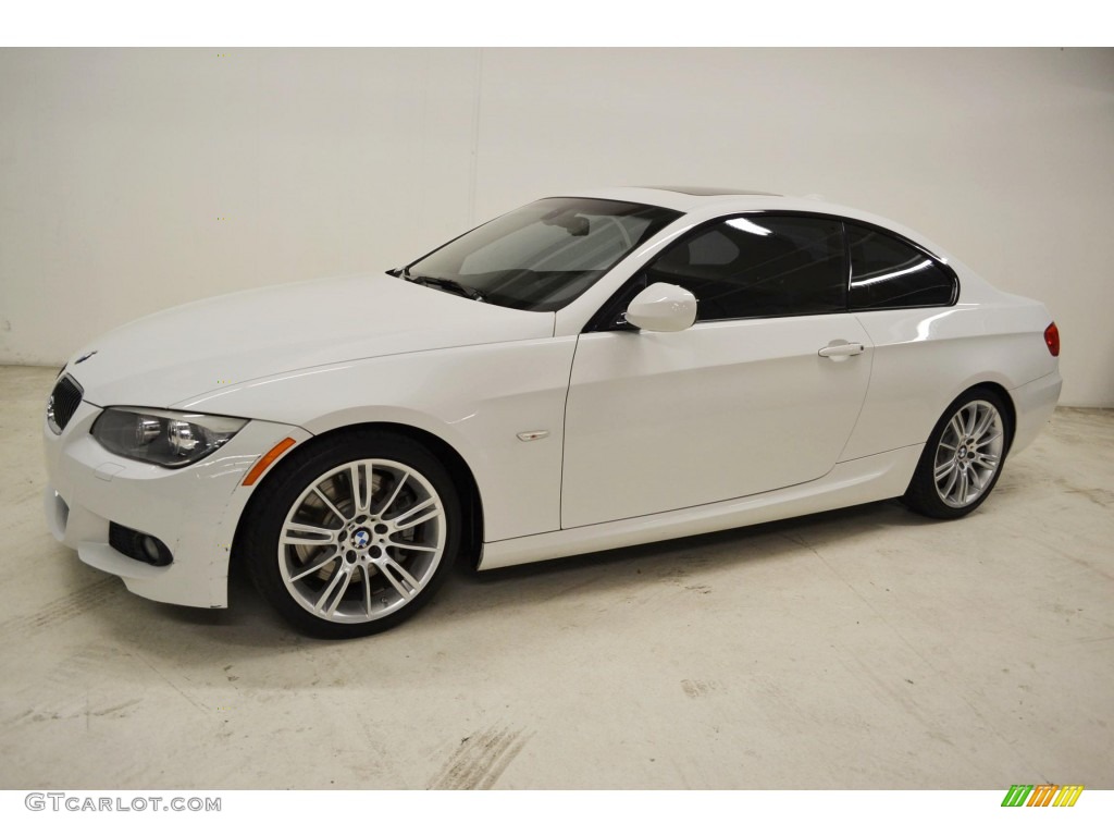 2011 3 Series 335i Coupe - Alpine White / Black photo #8