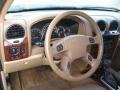 Light Oak 2003 GMC Envoy SLT 4x4 Steering Wheel
