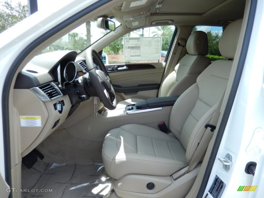 Almond Beige Interior 2014 Mercedes-Benz ML 350 Photo #84918157