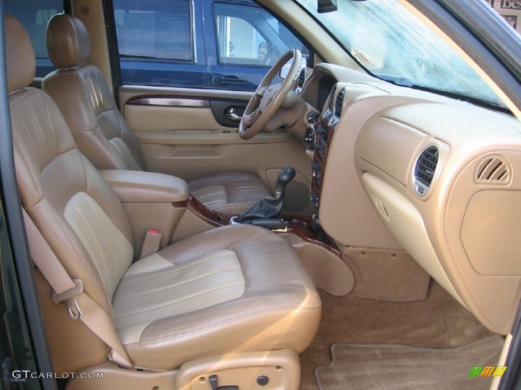 2003 Envoy SLT 4x4 - Polo Green Metallic / Light Oak photo #11
