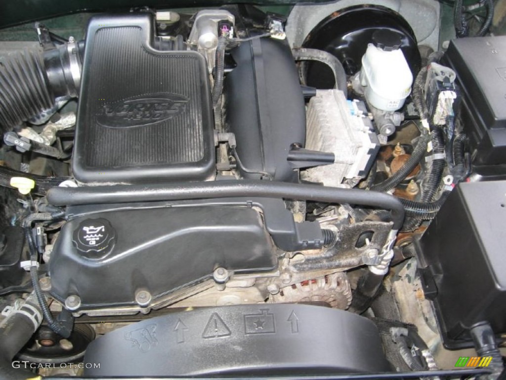 2003 Envoy SLT 4x4 - Polo Green Metallic / Light Oak photo #25