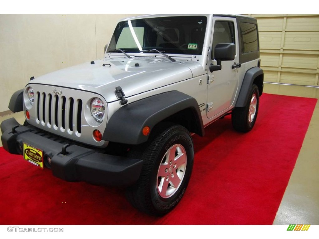 2011 Wrangler Sport S 4x4 - Bright Silver Metallic / Black photo #3