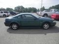 2000 Amazon Green Metallic Ford Mustang V6 Coupe  photo #2