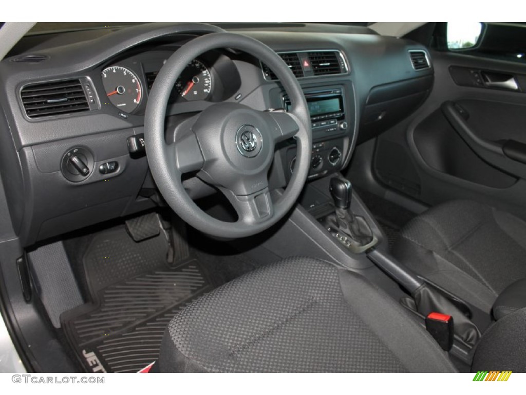 Titan Black Interior 2014 Volkswagen Jetta S Sedan Photo #84920050