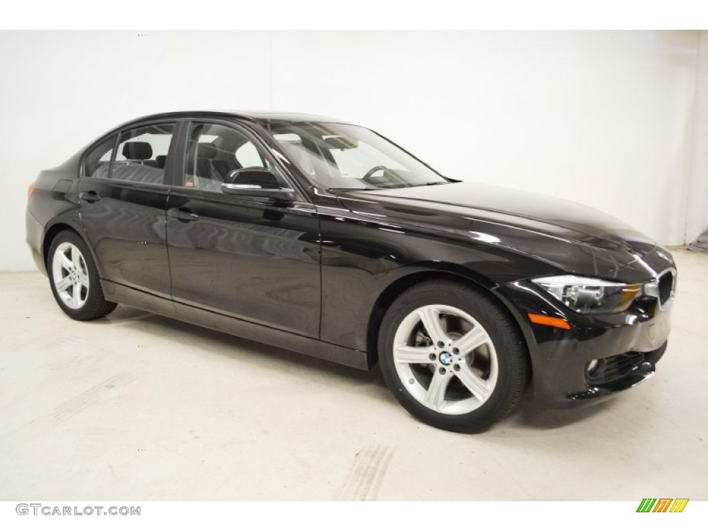 2013 3 Series 328i Sedan - Jet Black / Black photo #2