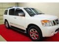 Blizzard White 2010 Nissan Armada Platinum