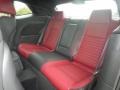 Dark Slate Gray/Radar Red Rear Seat Photo for 2014 Dodge Challenger #84921535