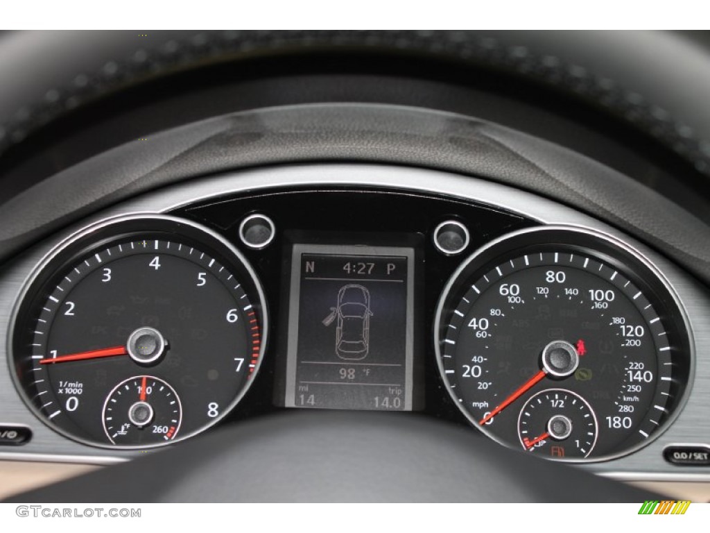 2014 Volkswagen CC R-Line Gauges Photo #84921802