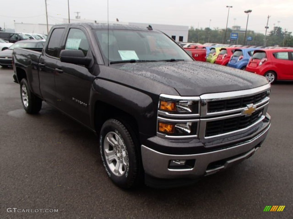 2014 Silverado 1500 LTZ Z71 Double Cab 4x4 - Tungsten Metallic / Jet Black photo #2