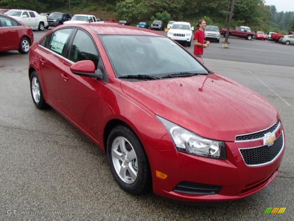 2014 Cruze LT - Crystal Red Tintcoat / Jet Black photo #2
