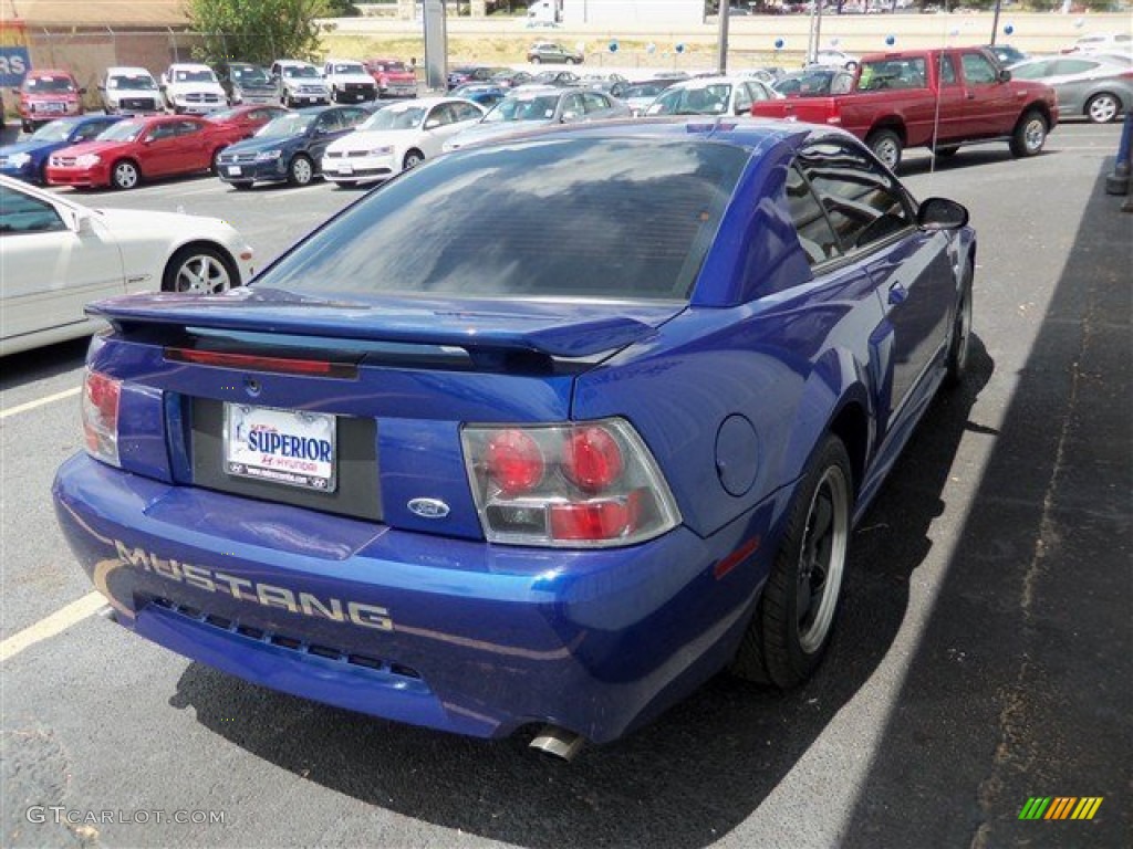 2004 Mustang GT Coupe - Sonic Blue Metallic / Dark Charcoal photo #14