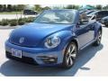 2013 Reef Blue Metallic Volkswagen Beetle Turbo Convertible  photo #3
