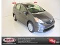 2013 Magnetic Gray Metallic Toyota Prius v Three Hybrid  photo #1