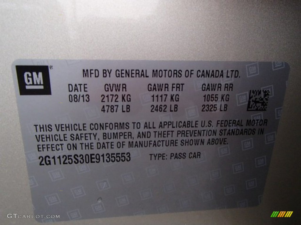 2014 Impala LT - Champagne Silver Metallic / Jet Black photo #20