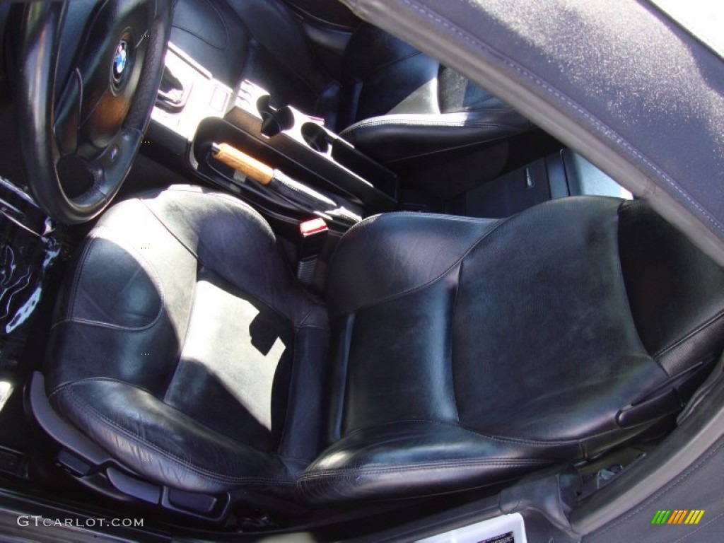 2002 Z3 2.5i Roadster - Titanium Silver Metallic / Black photo #17