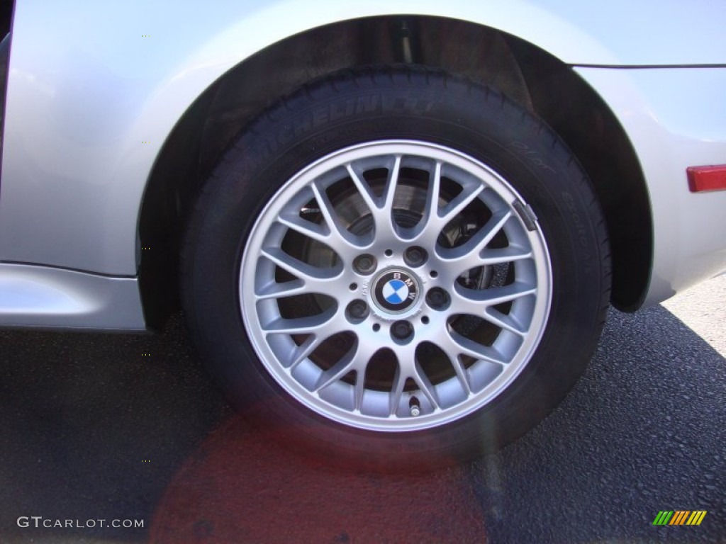 2002 Z3 2.5i Roadster - Titanium Silver Metallic / Black photo #20