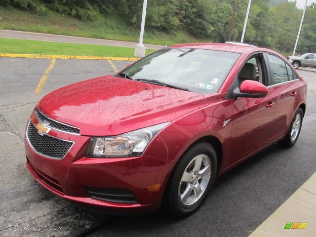 Crystal Red Metallic Tintcoat 2011 Chevrolet Cruze LT Exterior Photo #84926565