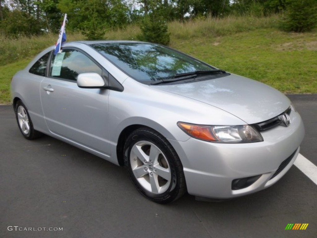 Alabaster Silver Metallic 2008 Honda Civic EX Coupe Exterior Photo #84927403