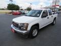 2008 Summit White GMC Canyon SLE Crew Cab  photo #3