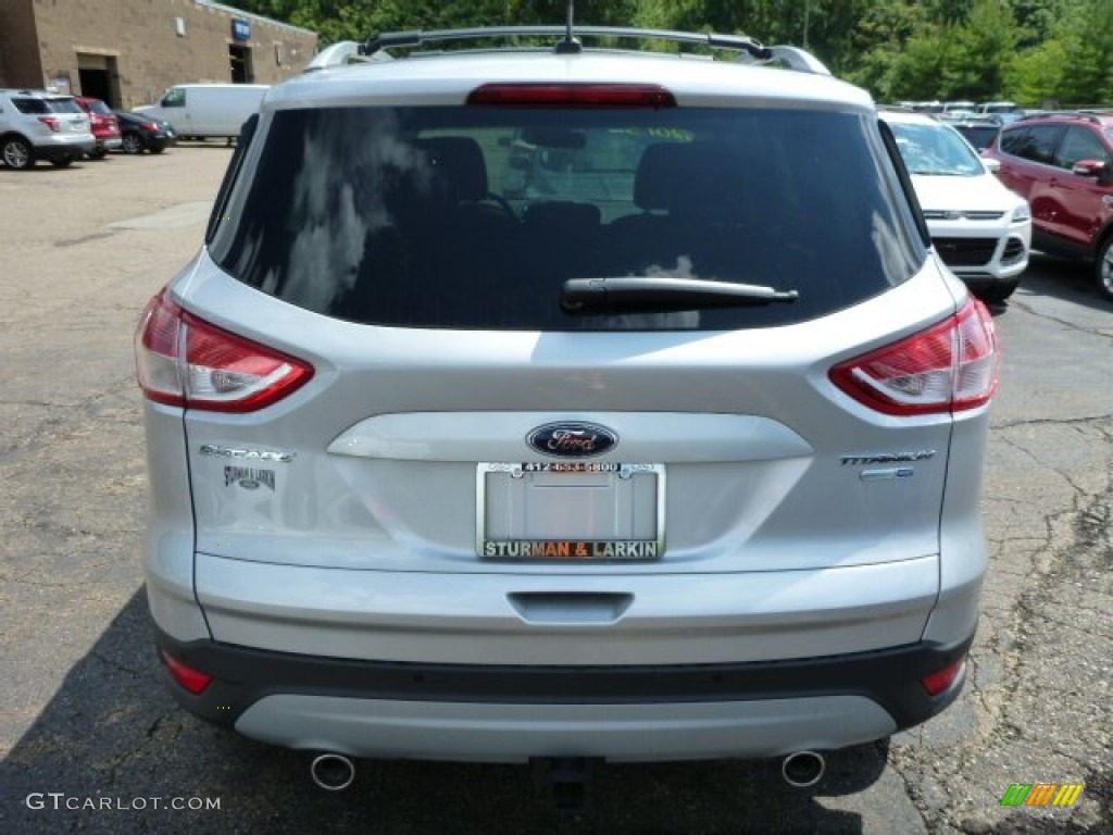 2013 Escape Titanium 2.0L EcoBoost 4WD - Ingot Silver Metallic / Charcoal Black photo #3